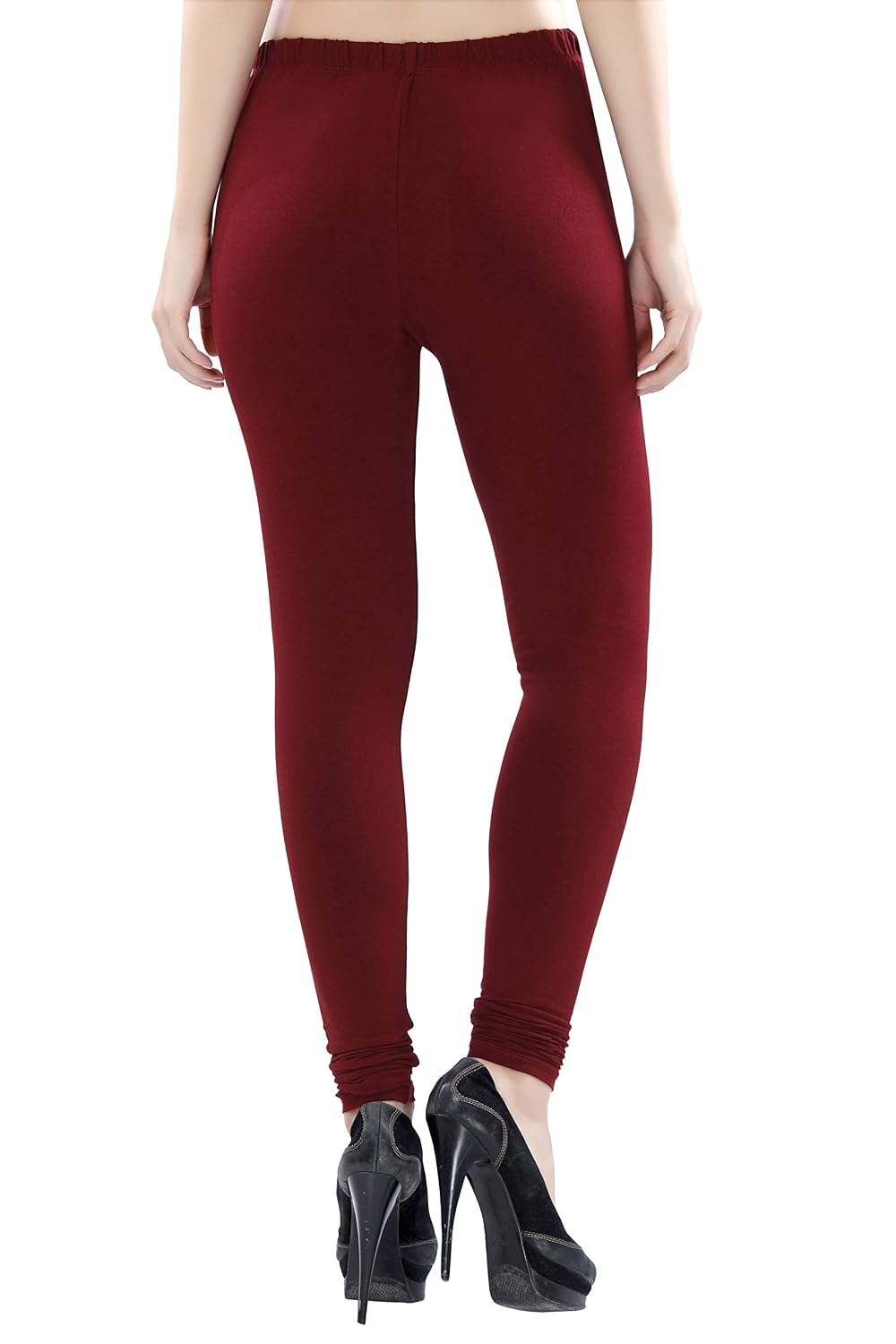 TRASA Women's Four-Way Stretch Cotton Churidar Leggings - Image 28