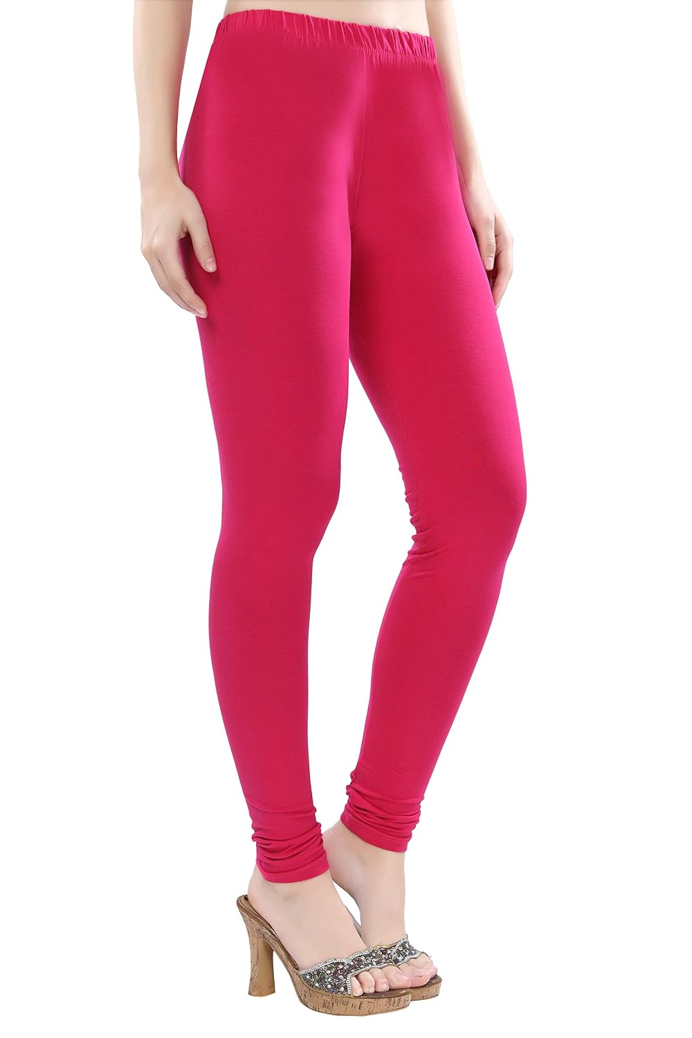 TRASA Women's Four-Way Stretch Cotton Churidar Leggings - Image 93