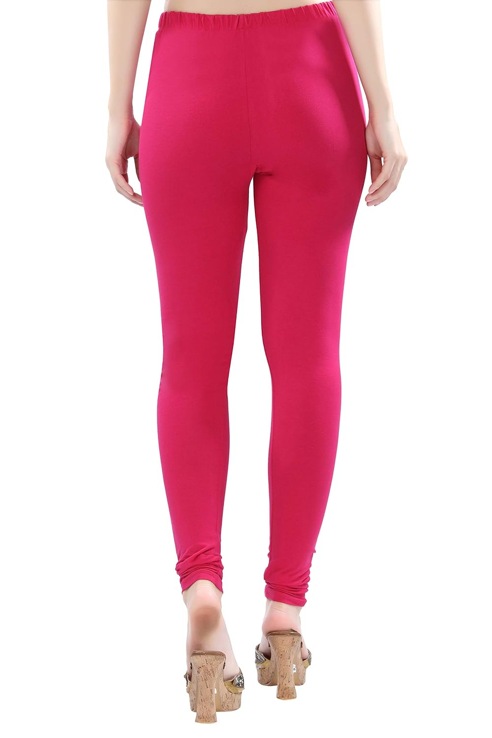 TRASA Women's Four-Way Stretch Cotton Churidar Leggings - Image 95