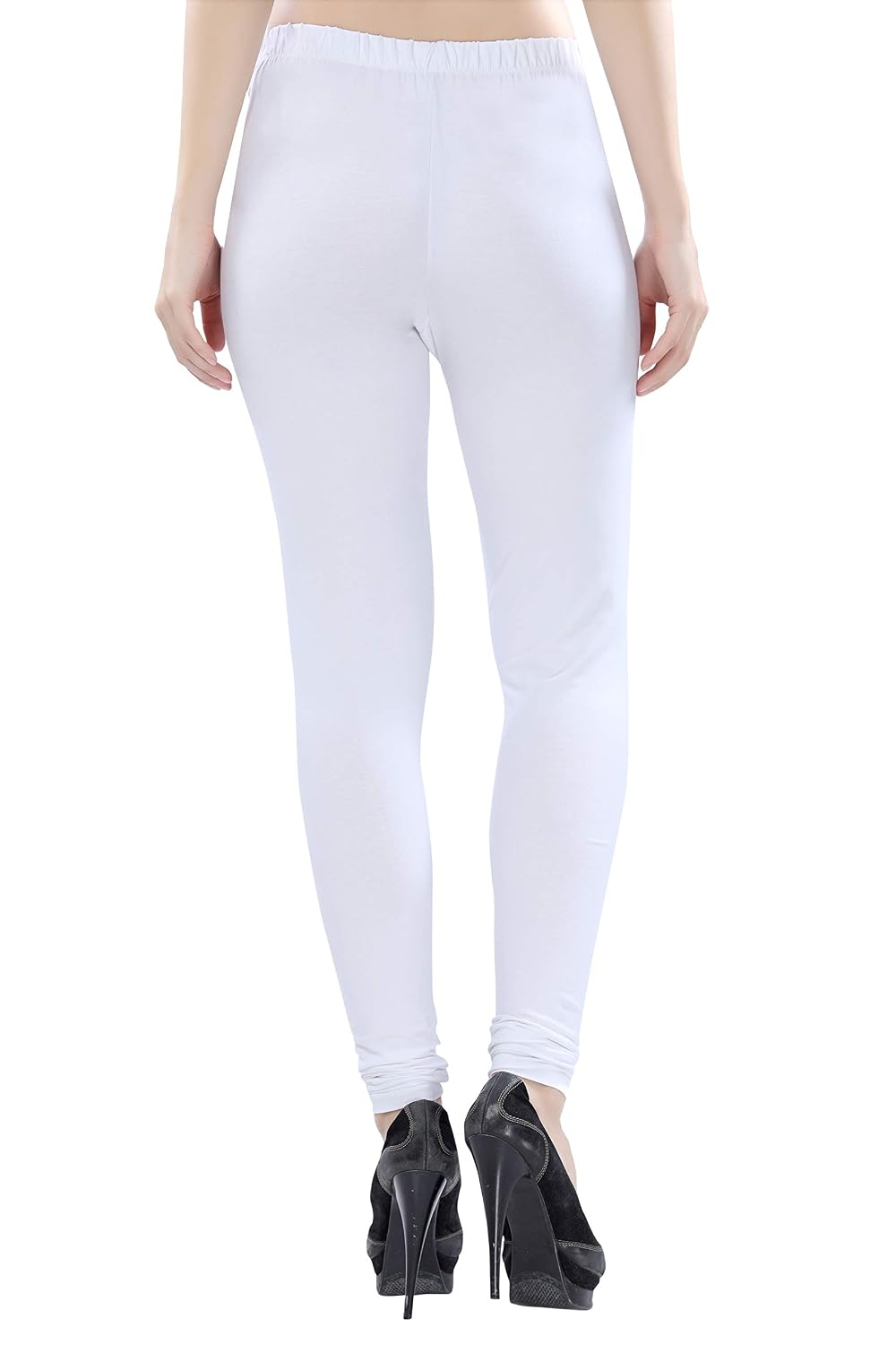 TRASA Women's Four-Way Stretch Cotton Churidar Leggings - Image 100