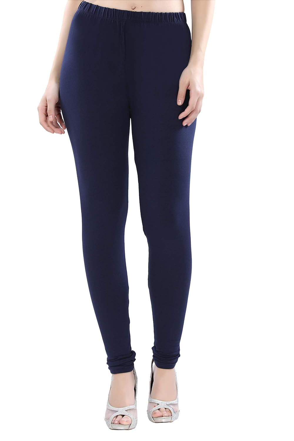 TRASA Women's Four-Way Stretch Cotton Churidar Leggings - Image 118