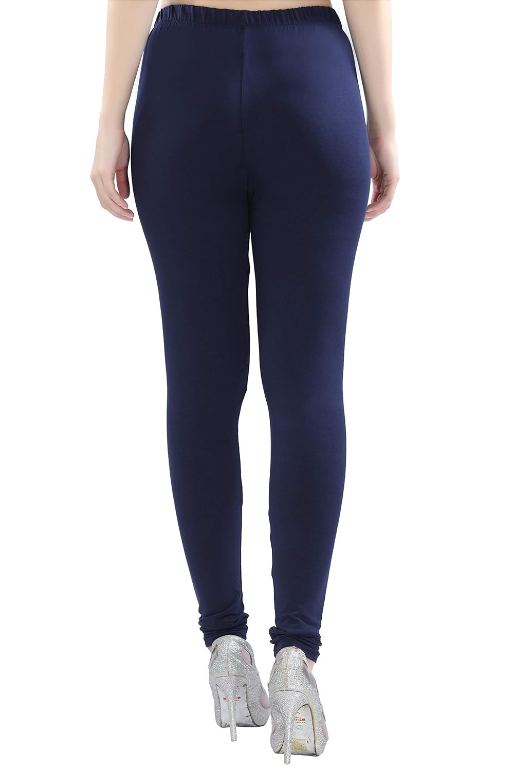 TRASA Women's Four-Way Stretch Cotton Churidar Leggings - Image 122