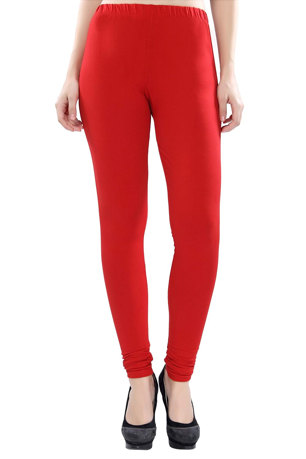 TRASA Women's Four-Way Stretch Cotton Churidar Leggings - Image 150