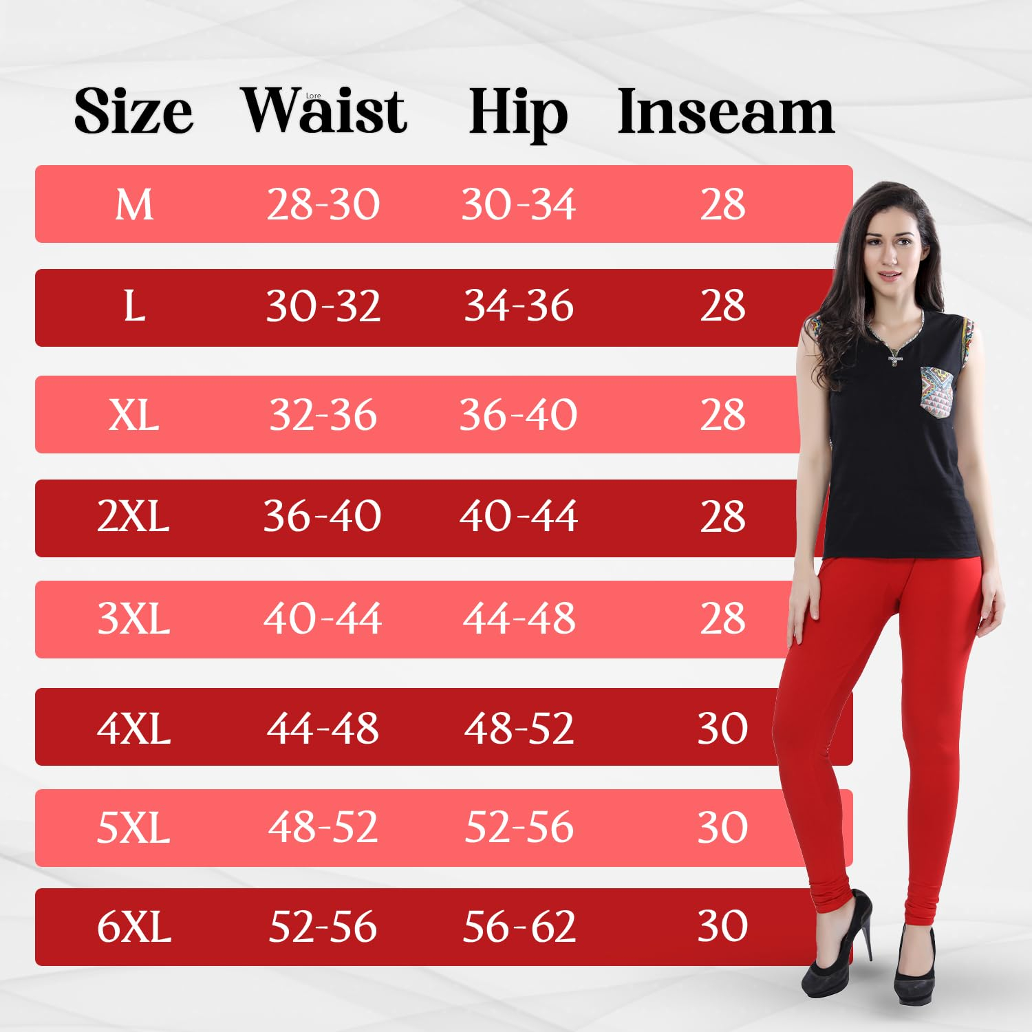 TRASA Women's Four-Way Stretch Cotton Churidar Leggings - Image 154