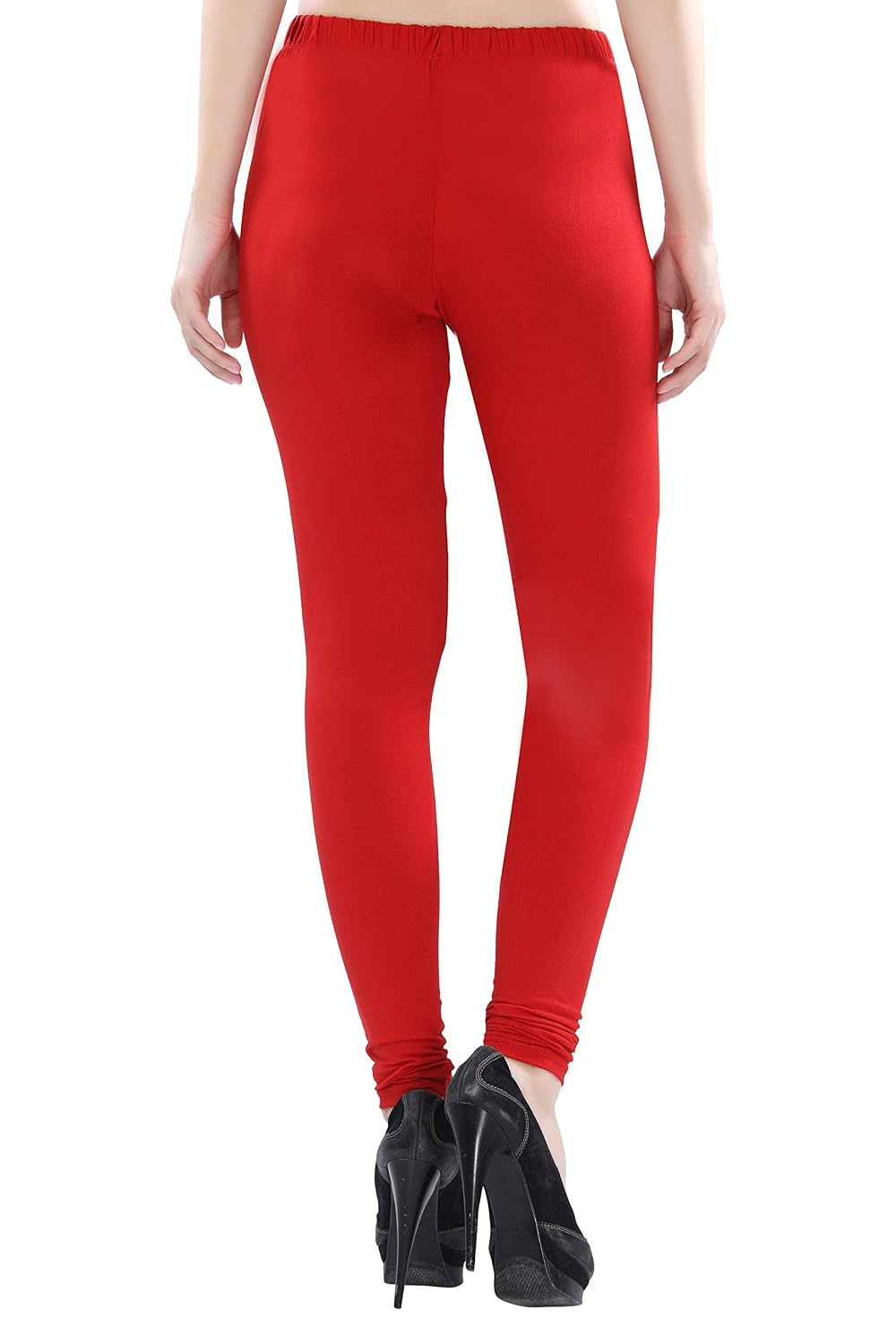 TRASA Women's Four-Way Stretch Cotton Churidar Leggings - Image 157
