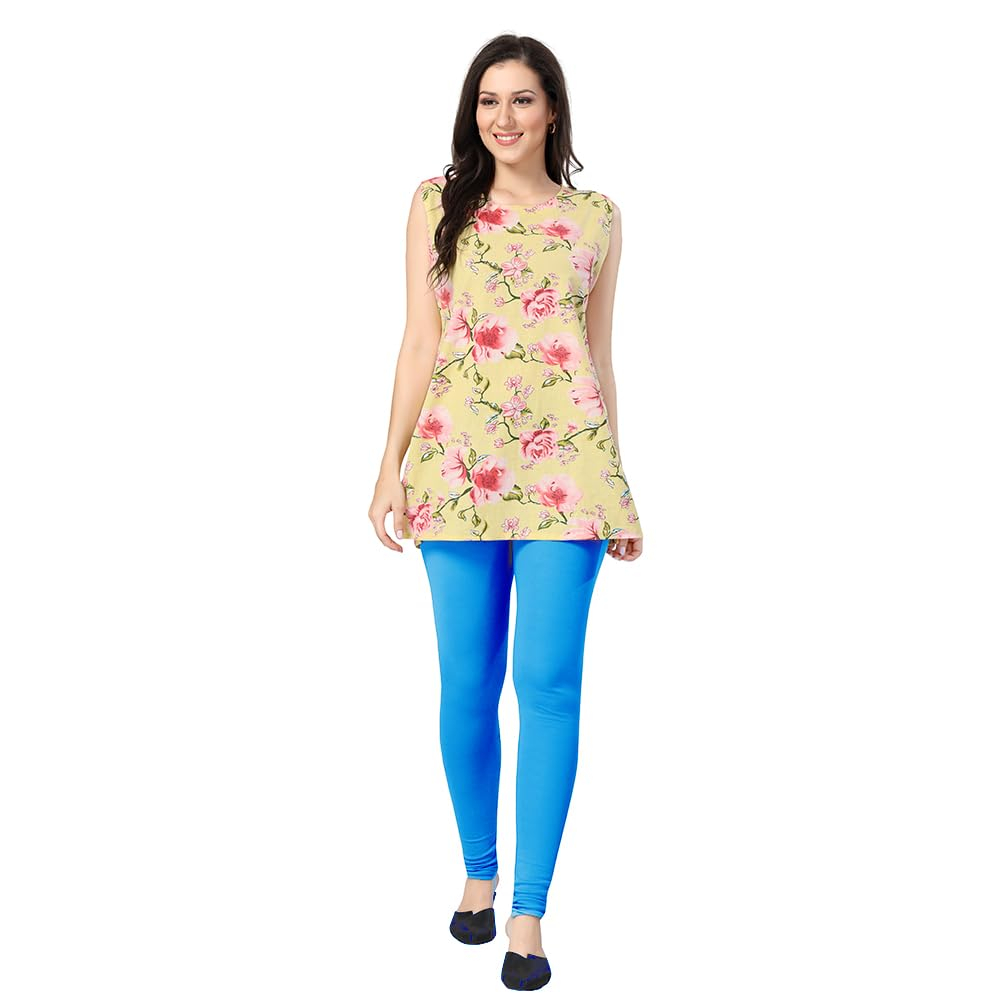 TRASA Women's Classic Cotton Churidar Leggings - Image 16