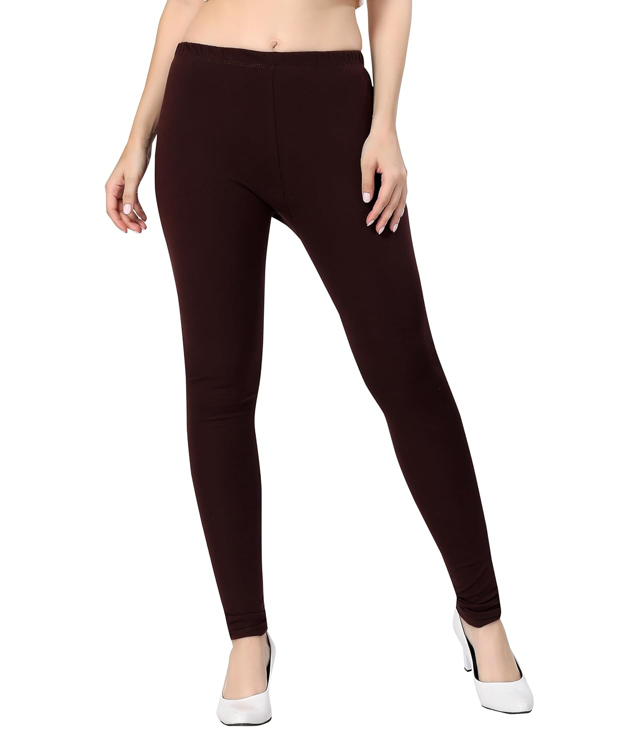 TRASA Women's Classic Cotton Churidar Leggings - Image 17