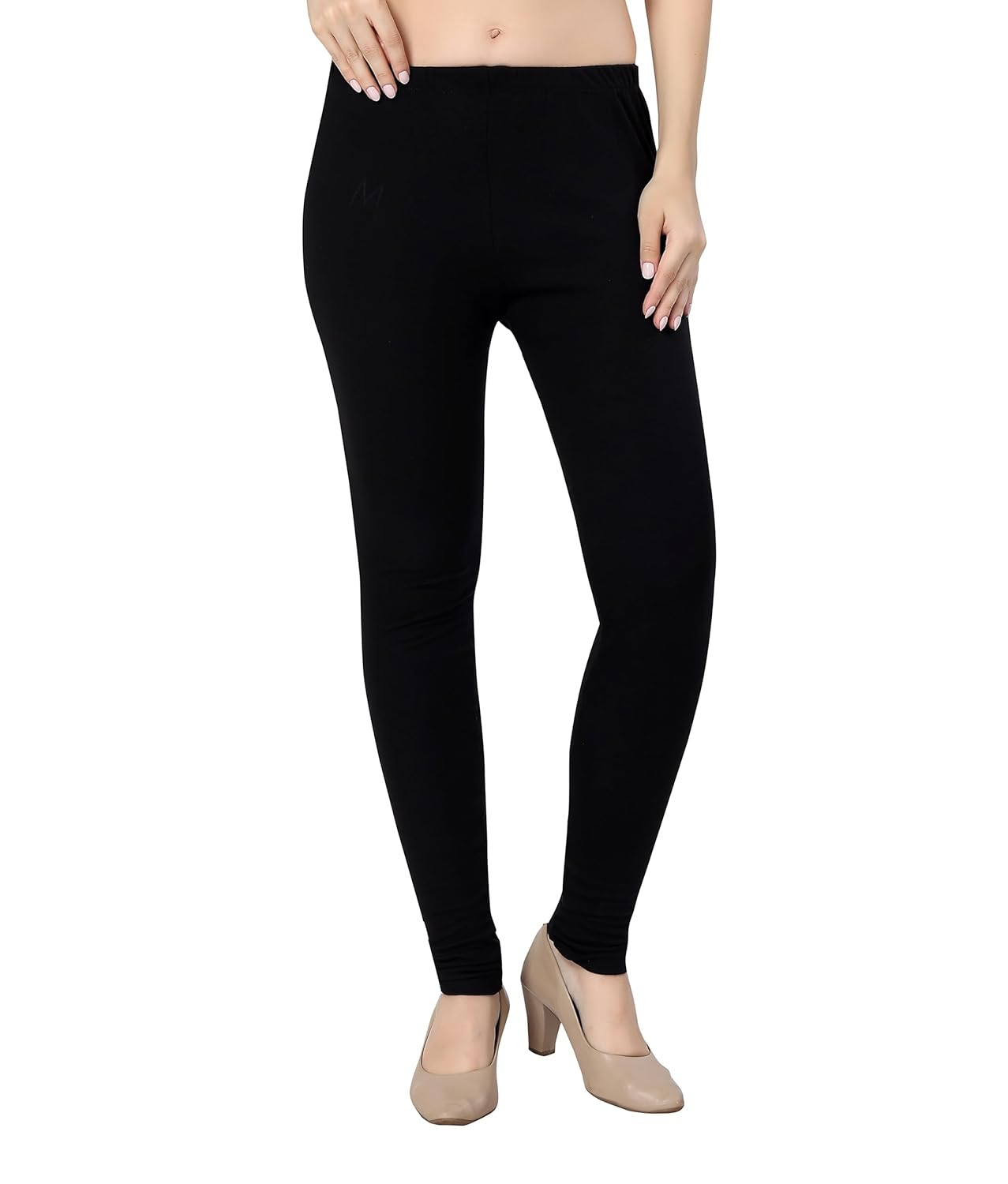 TRASA Women's Classic Cotton Churidar Leggings - Image 56