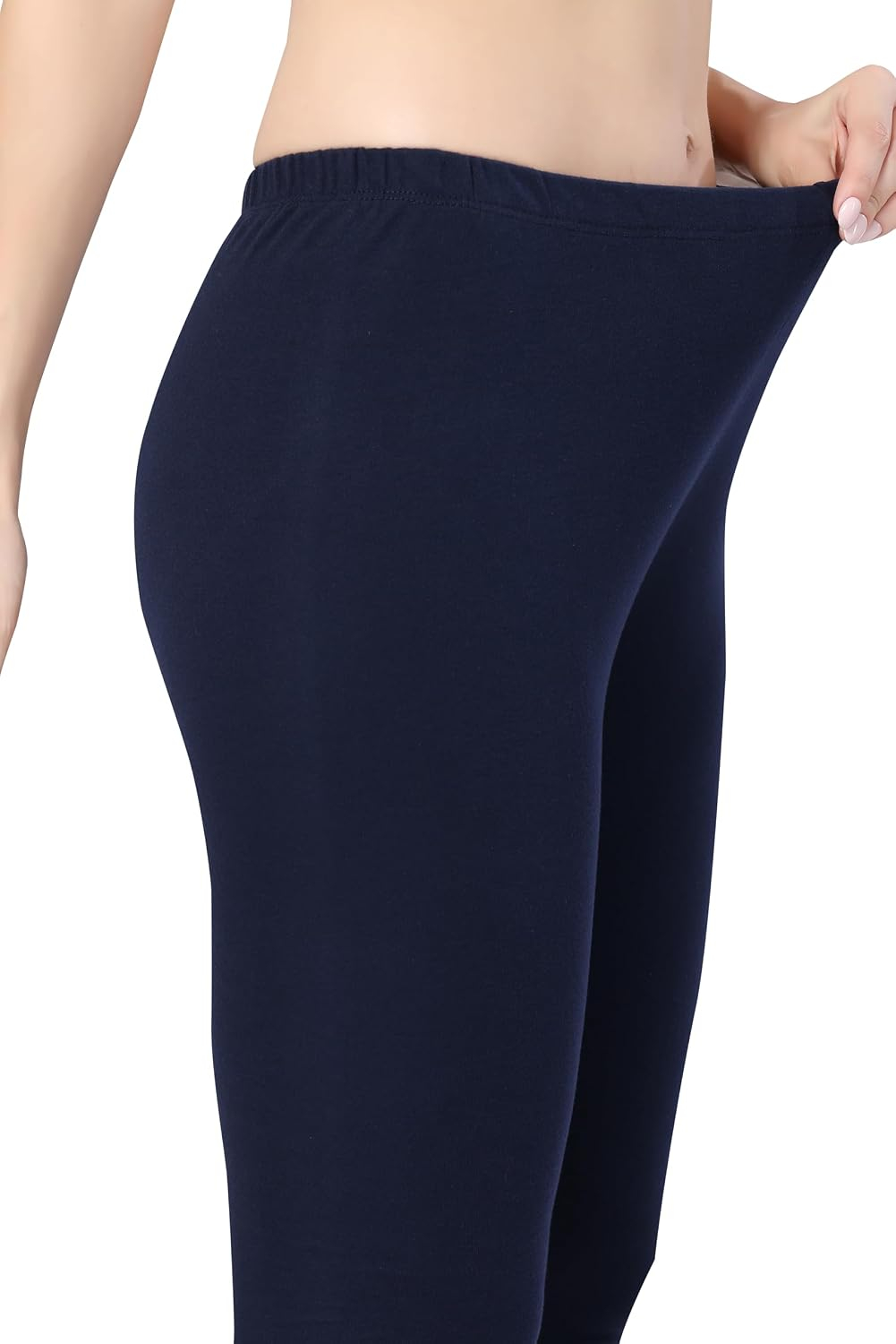 TRASA Women's Classic Cotton Churidar Leggings - Image 70