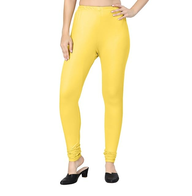 TRASA Women's Classic Cotton Churidar Leggings - Image 103