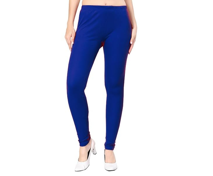 TRASA Women's Classic Cotton Churidar Leggings - Image 111