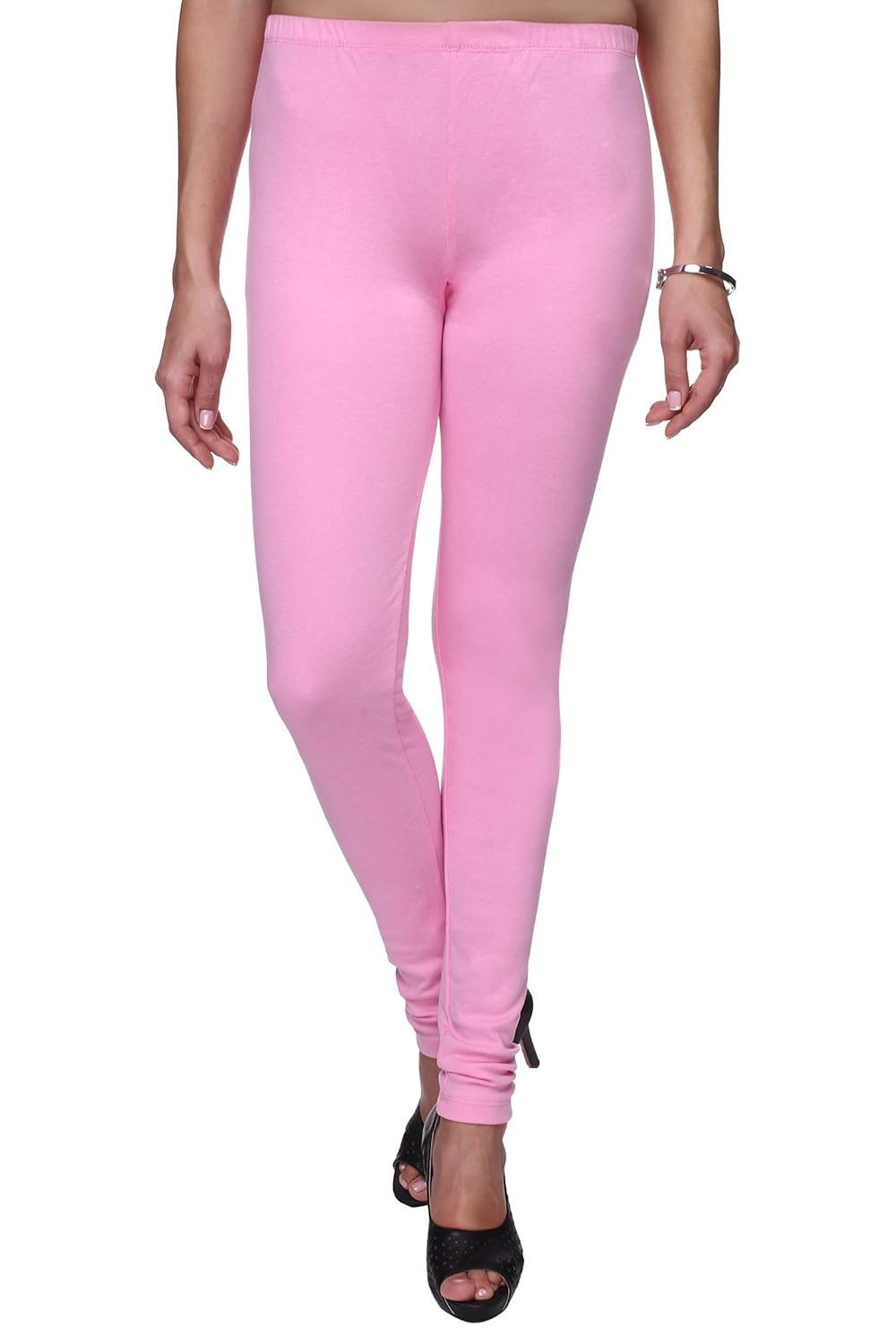 TRASA Women's Classic Cotton Churidar Leggings - Image 119