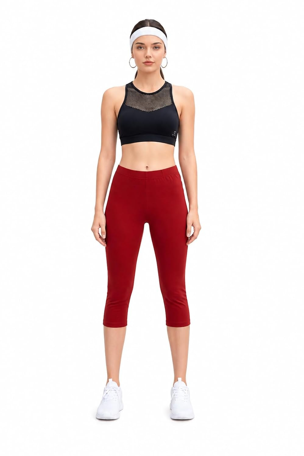 TRASA Women's Stretch Cotton Capri Leggings - Image 16