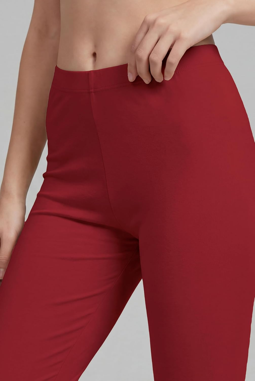 TRASA Women's Stretch Cotton Capri Leggings - Image 22