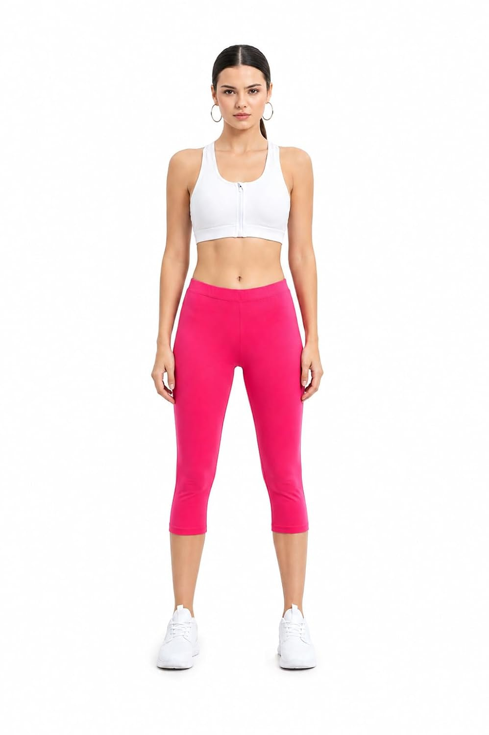 TRASA Women's Stretch Cotton Capri Leggings - Image 23