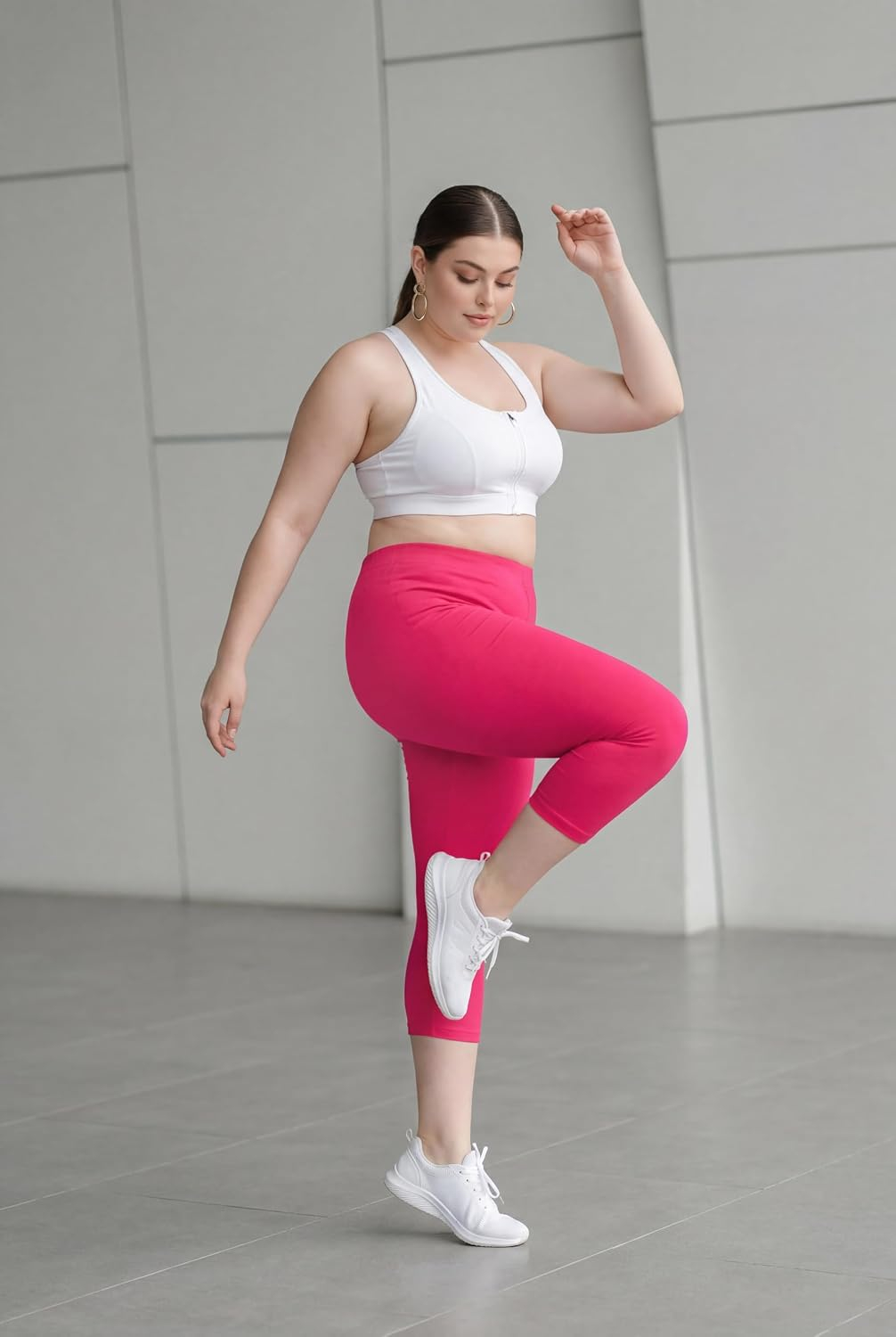 TRASA Women's Stretch Cotton Capri Leggings - Image 24