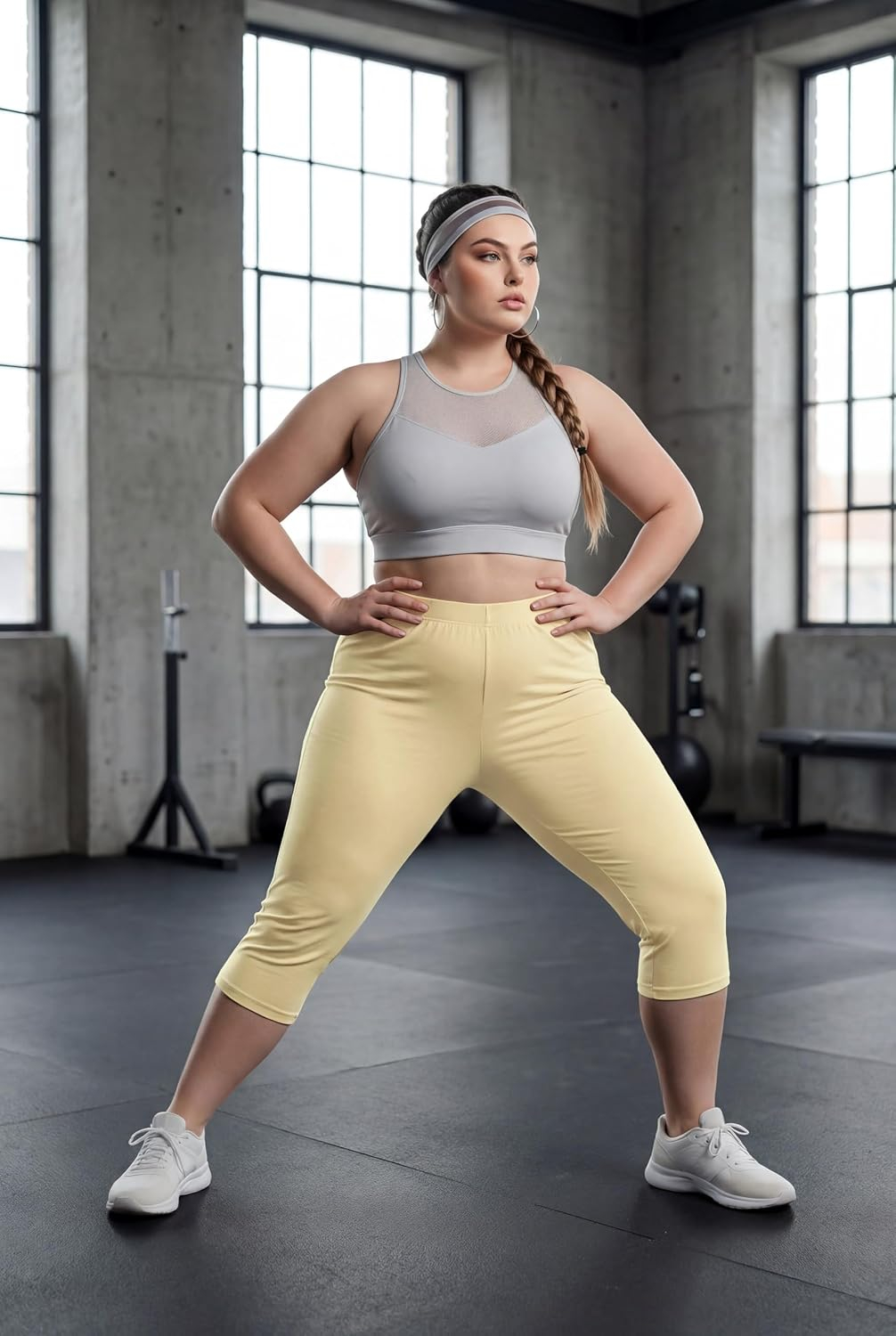 TRASA Women's Stretch Cotton Capri Leggings - Image 49