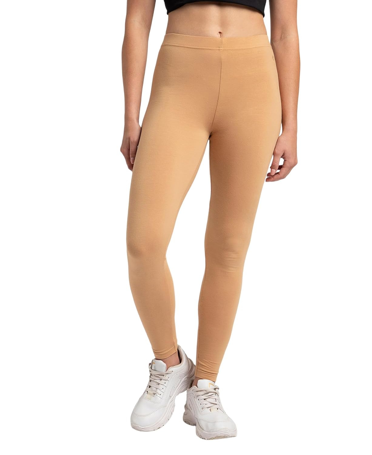 Jockey AW87 Women's Cotton-Elastane Stretch Leggings - Image 9