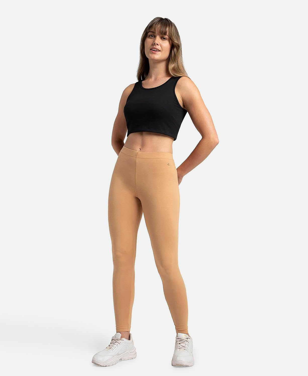 Jockey AW87 Women's Cotton-Elastane Stretch Leggings - Image 12