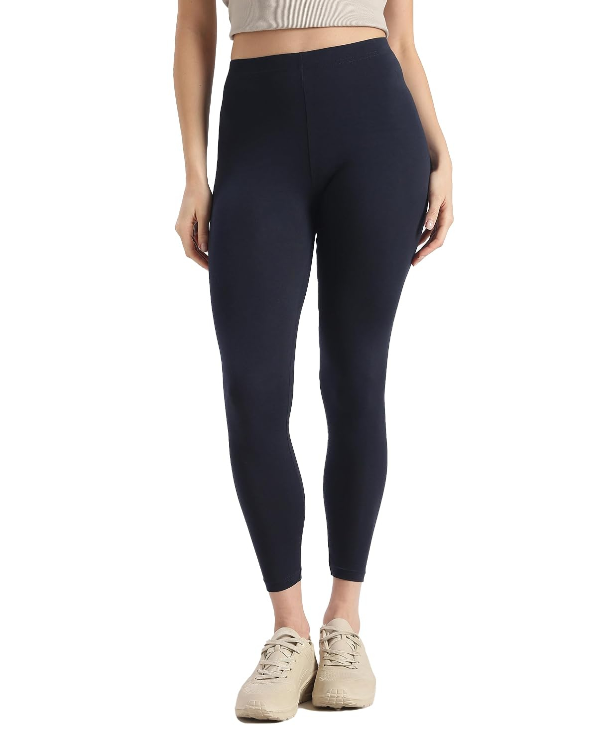 Jockey AW87 Women's Cotton-Elastane Stretch Leggings - Image 18