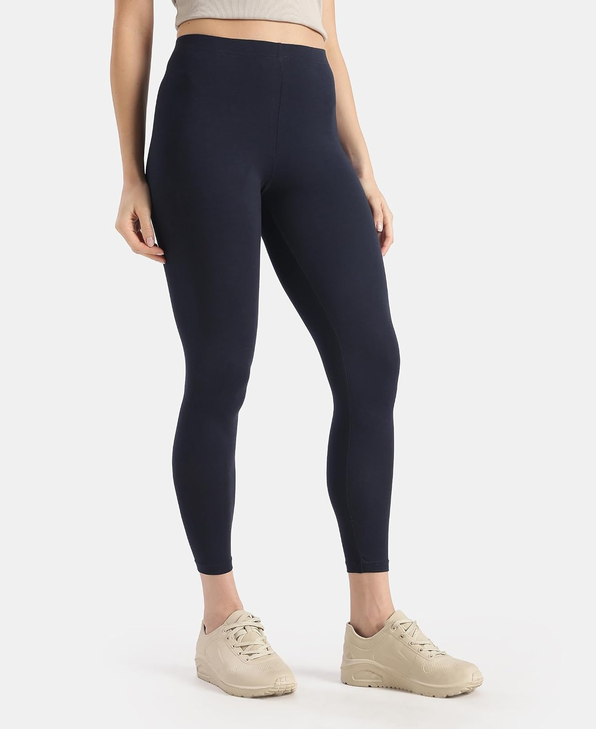 Jockey AW87 Women's Cotton-Elastane Stretch Leggings - Image 19