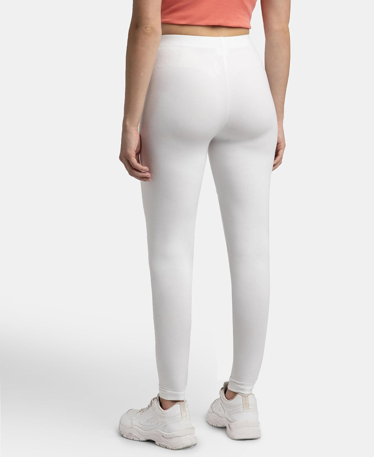 Jockey AW87 Women's Cotton-Elastane Stretch Leggings - Image 36