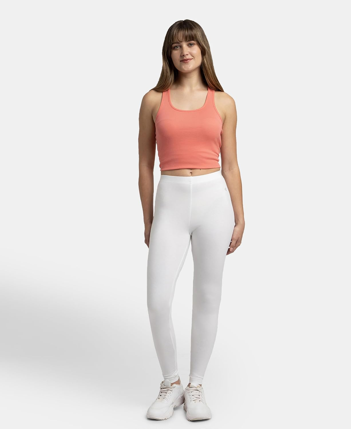 Jockey AW87 Women's Cotton-Elastane Stretch Leggings - Image 37