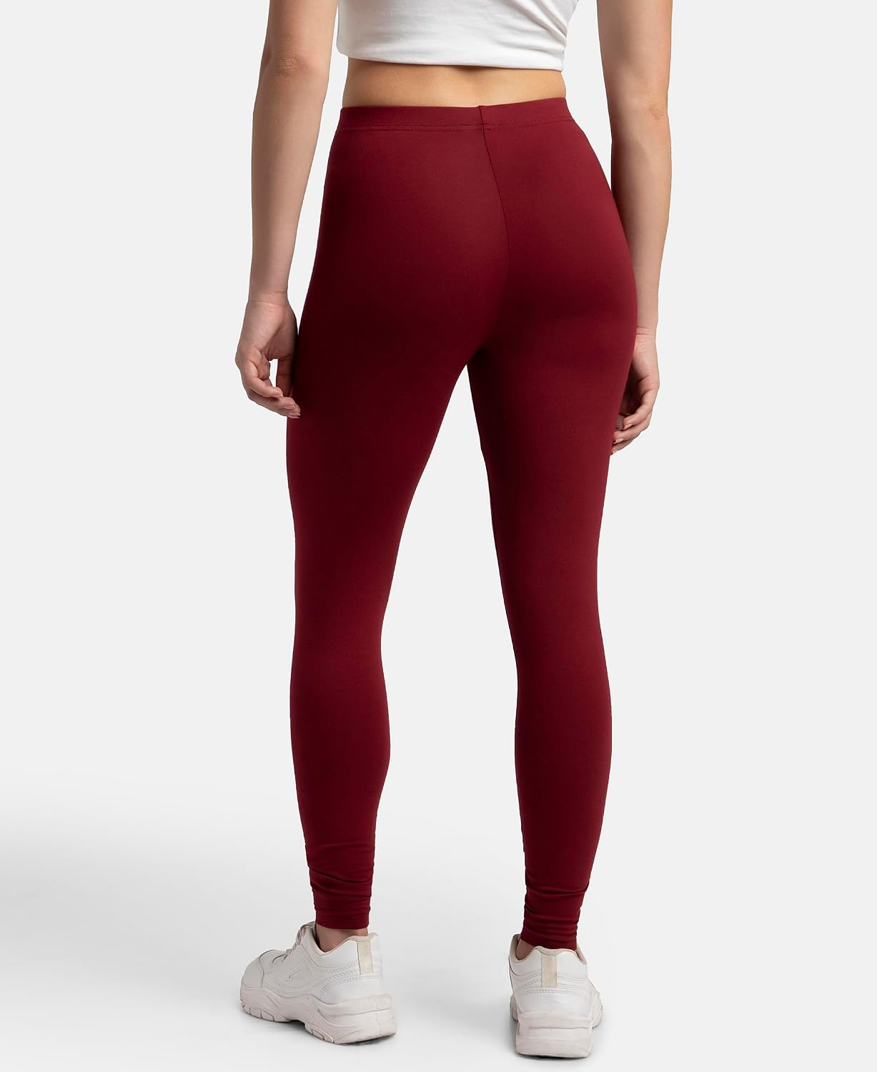Jockey AW87 Women's Cotton-Elastane Stretch Leggings - Image 50