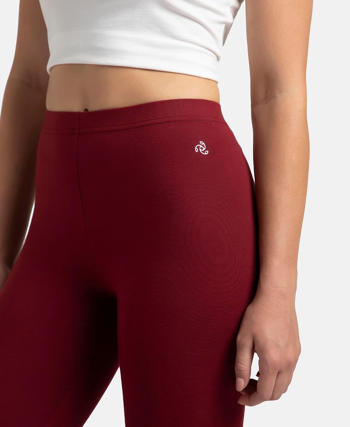 Jockey AW87 Women's Cotton-Elastane Stretch Leggings - Image 53