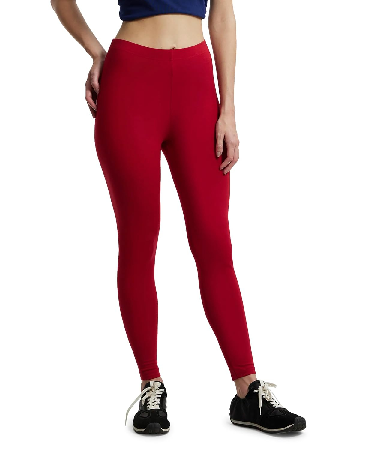 Jockey AW87 Women's Cotton-Elastane Stretch Leggings - Image 56
