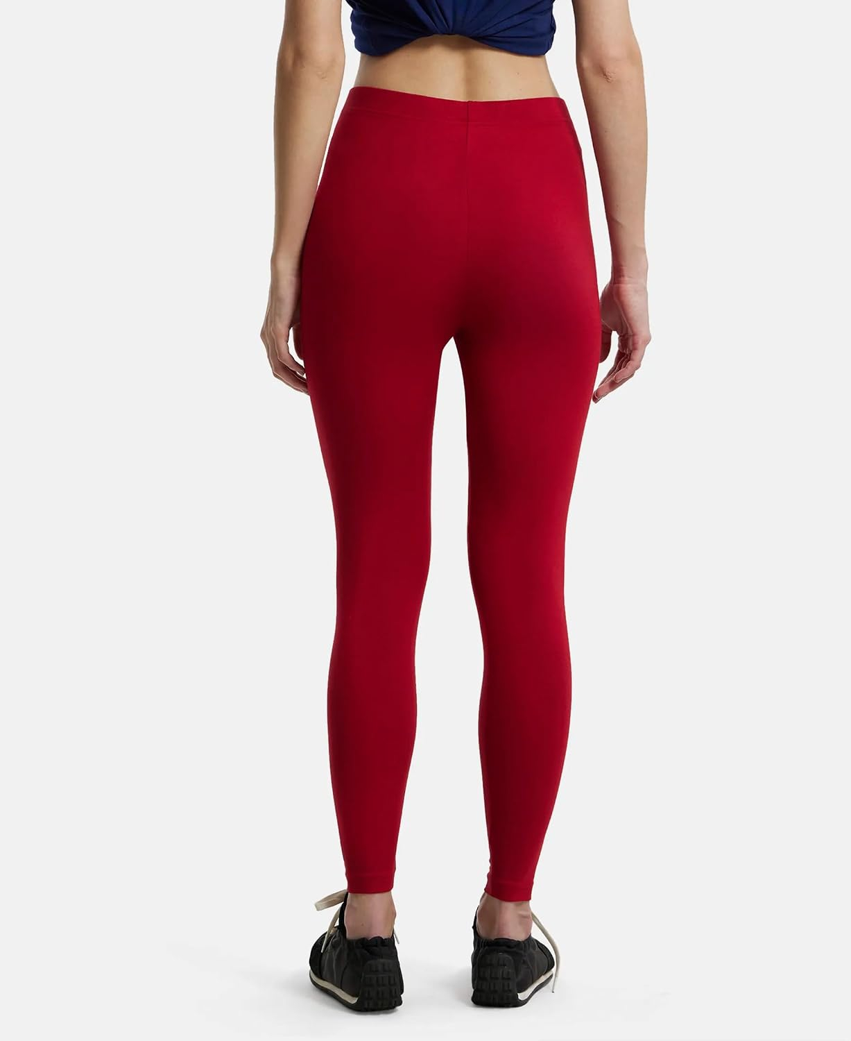 Jockey AW87 Women's Cotton-Elastane Stretch Leggings - Image 58