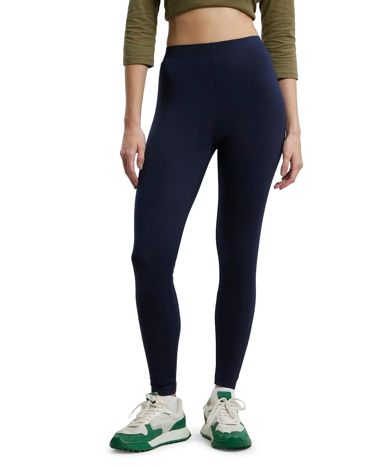 Jockey AW87 Women's Cotton-Elastane Stretch Leggings - Image 63