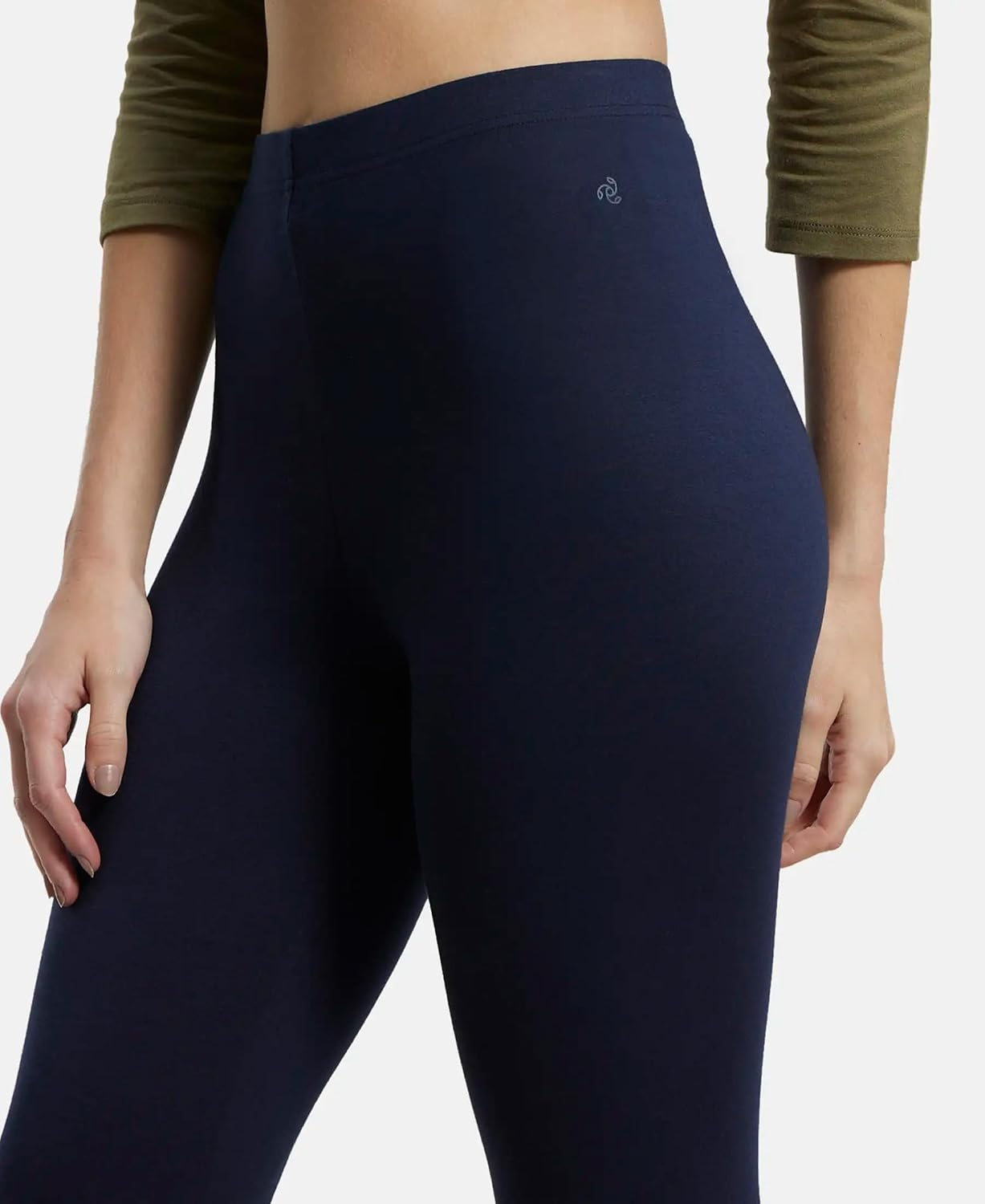 Jockey AW87 Women's Cotton-Elastane Stretch Leggings - Image 68