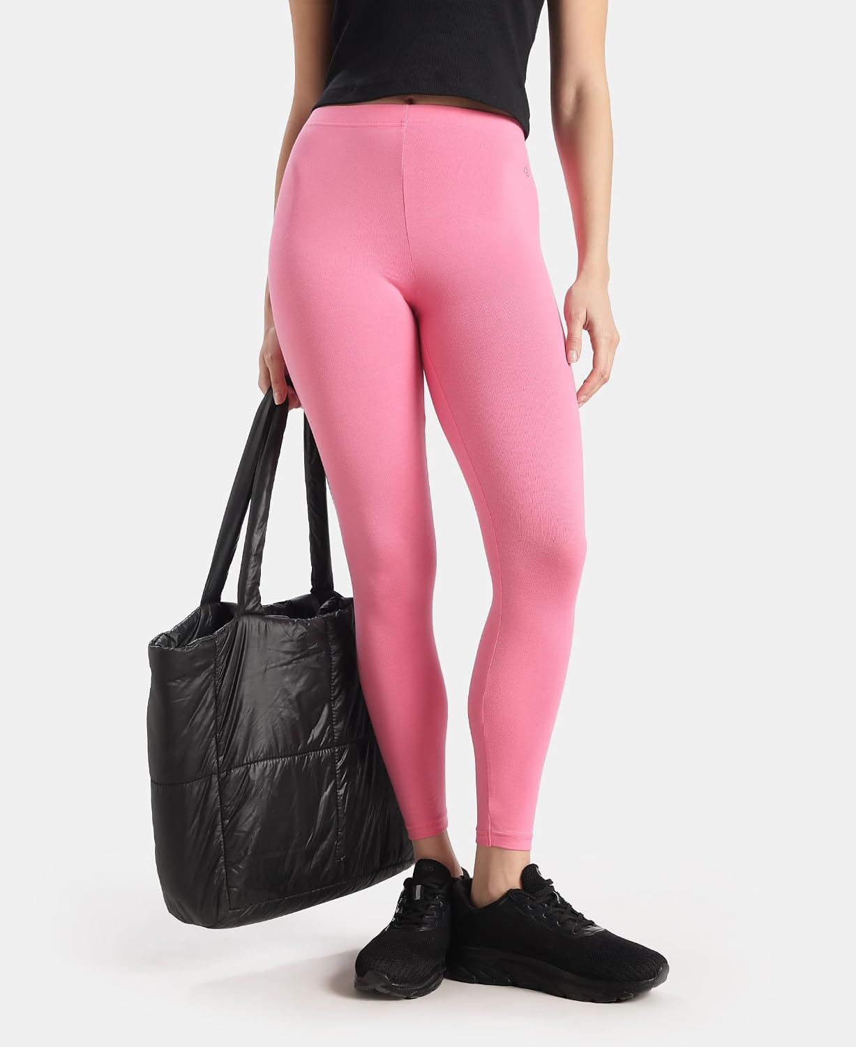 Jockey AW87 Women's Cotton-Elastane Stretch Leggings - Image 74