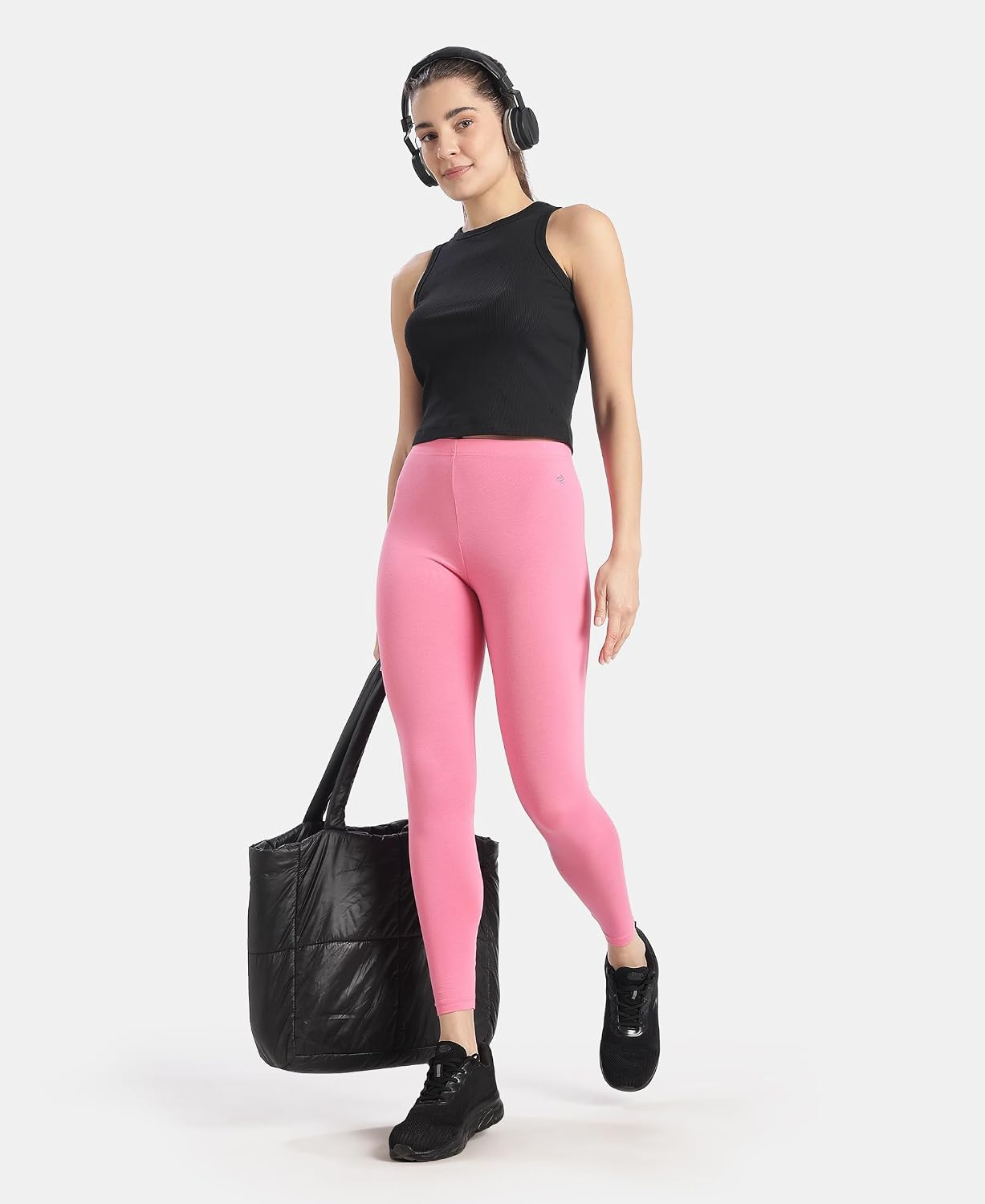 Jockey AW87 Women's Cotton-Elastane Stretch Leggings - Image 75