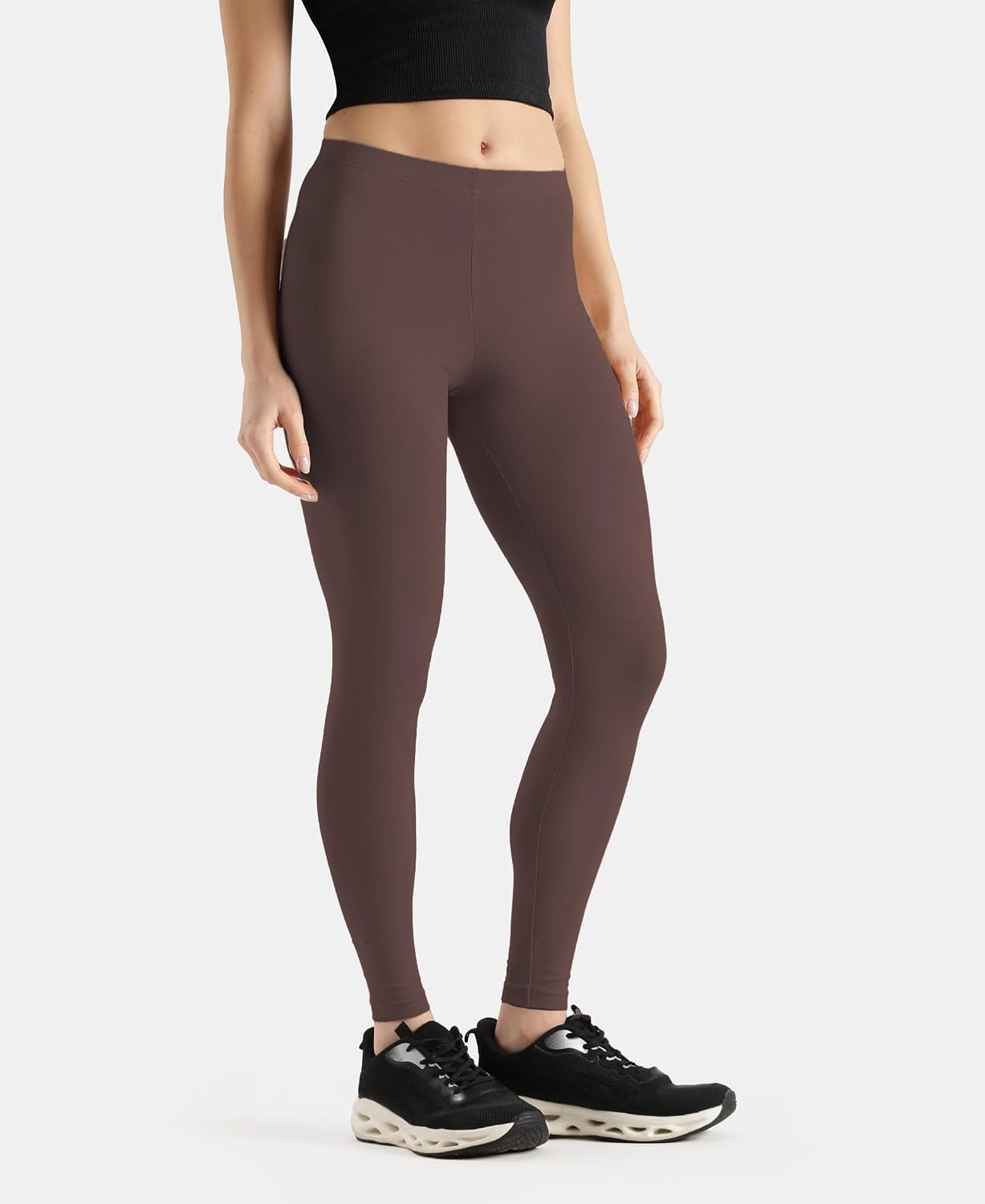 Jockey AW87 Women's Cotton-Elastane Stretch Leggings - Image 78