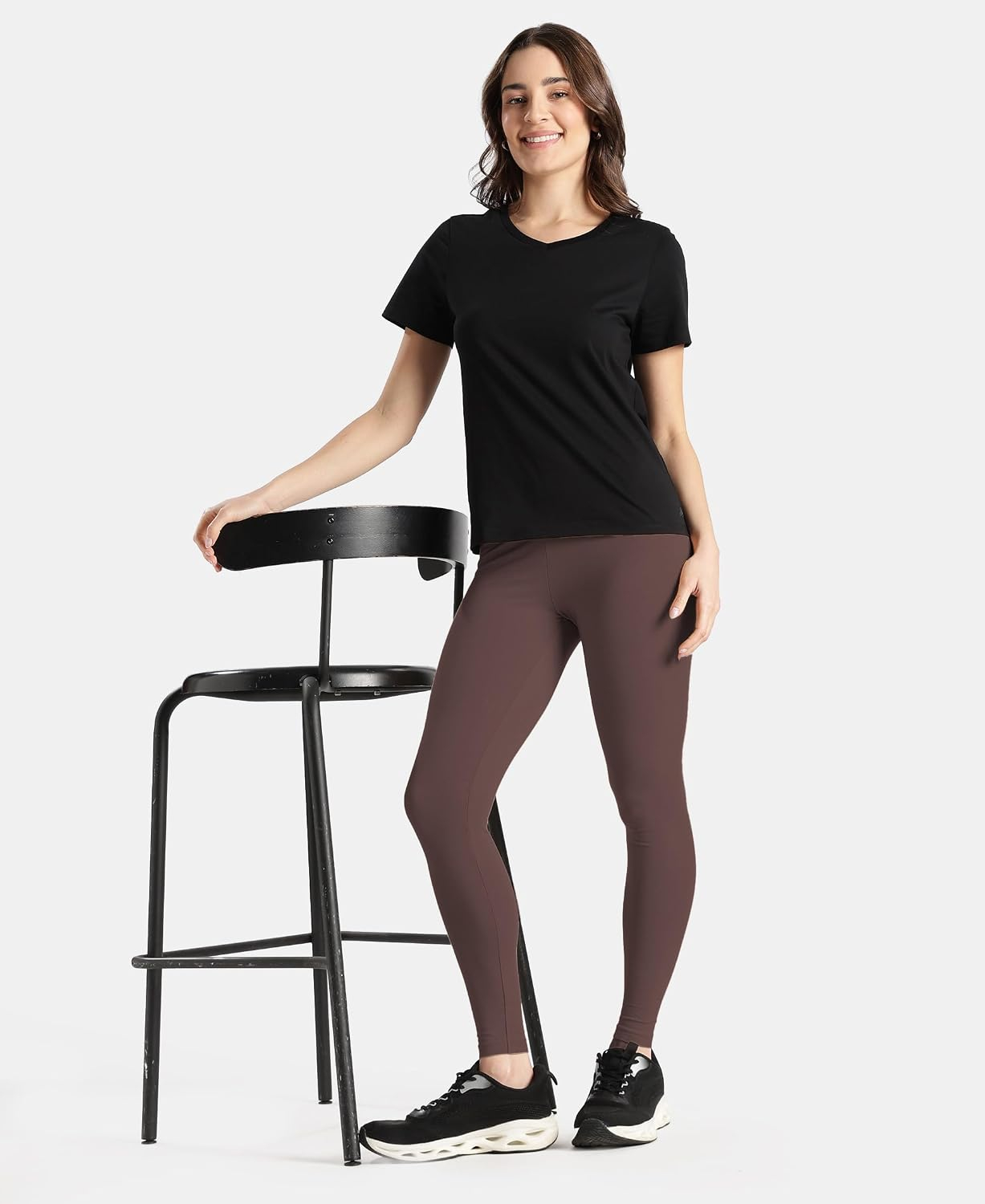 Jockey AW87 Women's Cotton-Elastane Stretch Leggings - Image 82