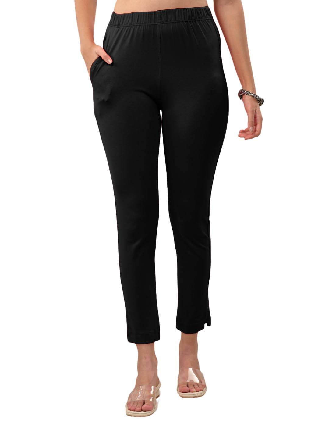 Lyra Women's Regular-Fit Cotton-Spandex Pants