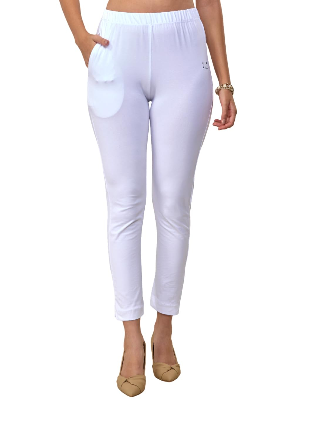 Lyra Women's Regular-Fit Cotton-Spandex Pants - Image 2