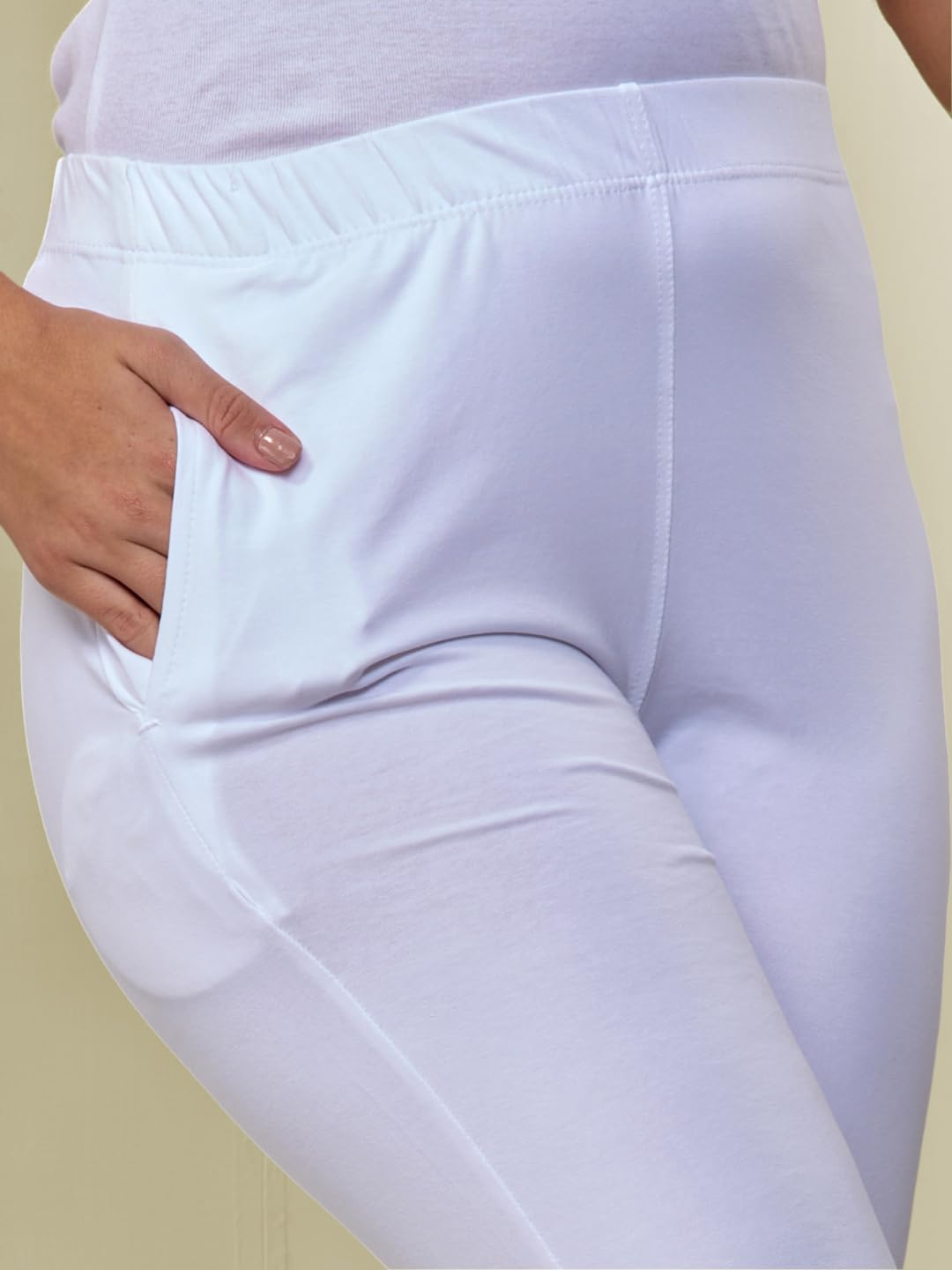 Lyra Women's Regular-Fit Cotton-Spandex Pants - Image 6