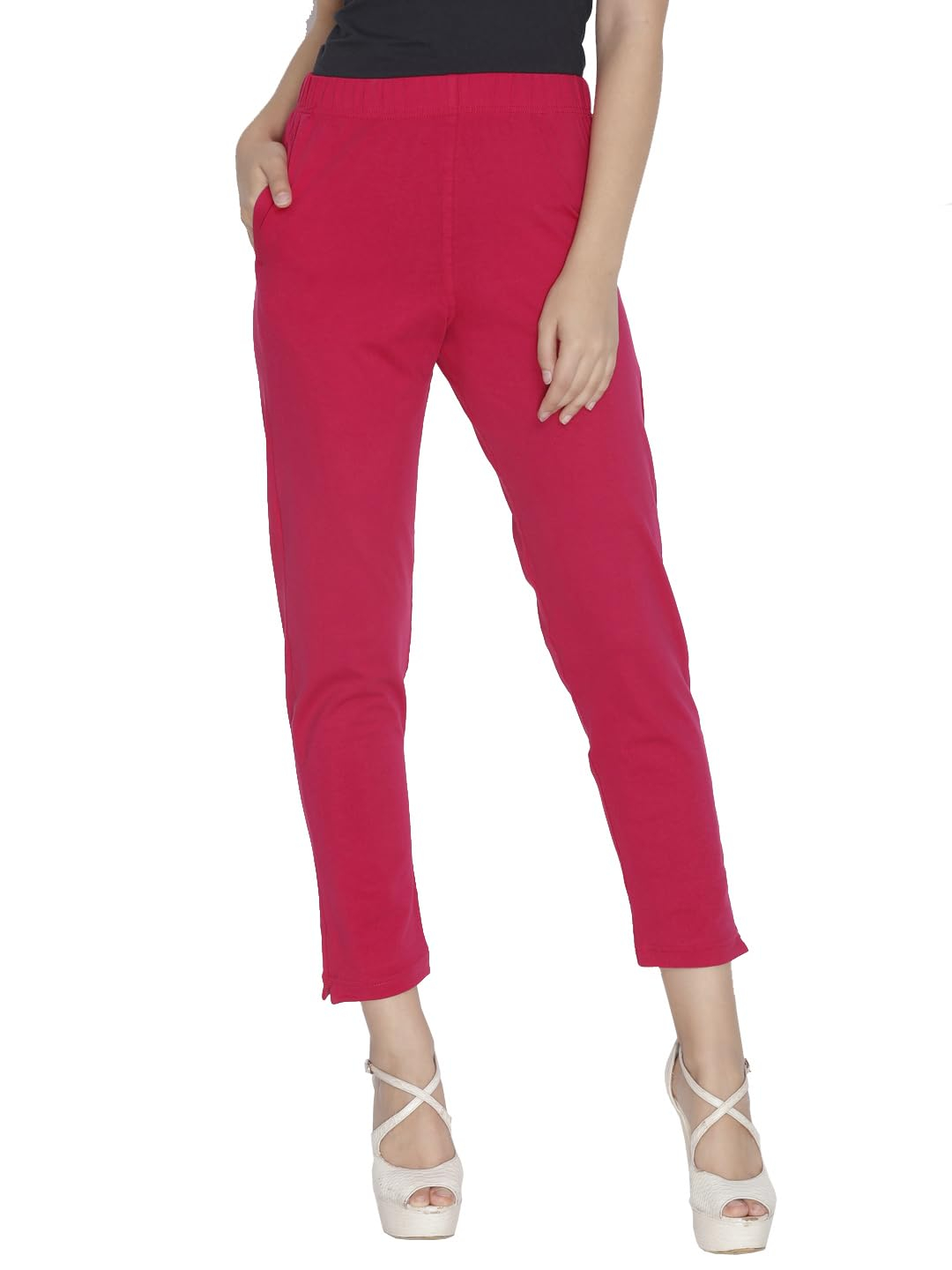 Lyra Women's Regular-Fit Cotton-Spandex Pants - Image 8