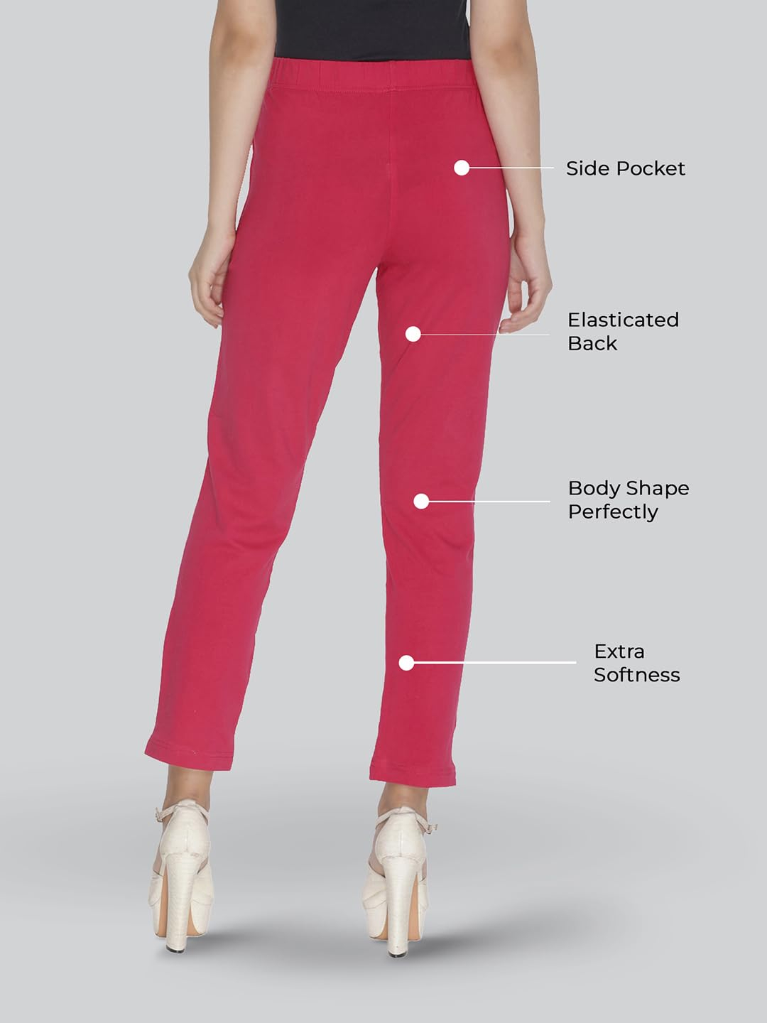 Lyra Women's Regular-Fit Cotton-Spandex Pants - Image 9