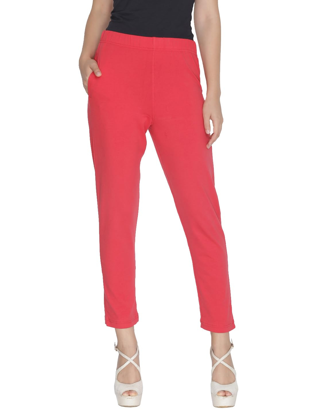 Lyra Women's Regular-Fit Cotton-Spandex Pants - Image 13