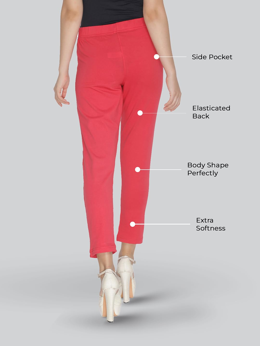 Lyra Women's Regular-Fit Cotton-Spandex Pants - Image 14