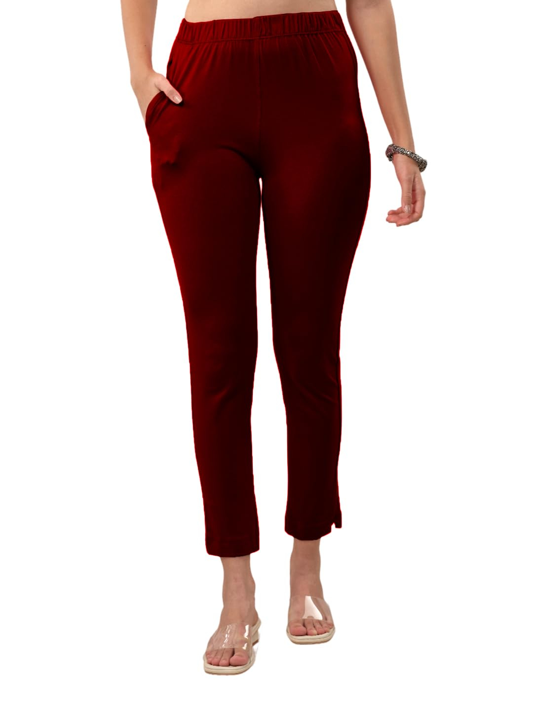 Lyra Women's Regular-Fit Cotton-Spandex Pants - Image 17