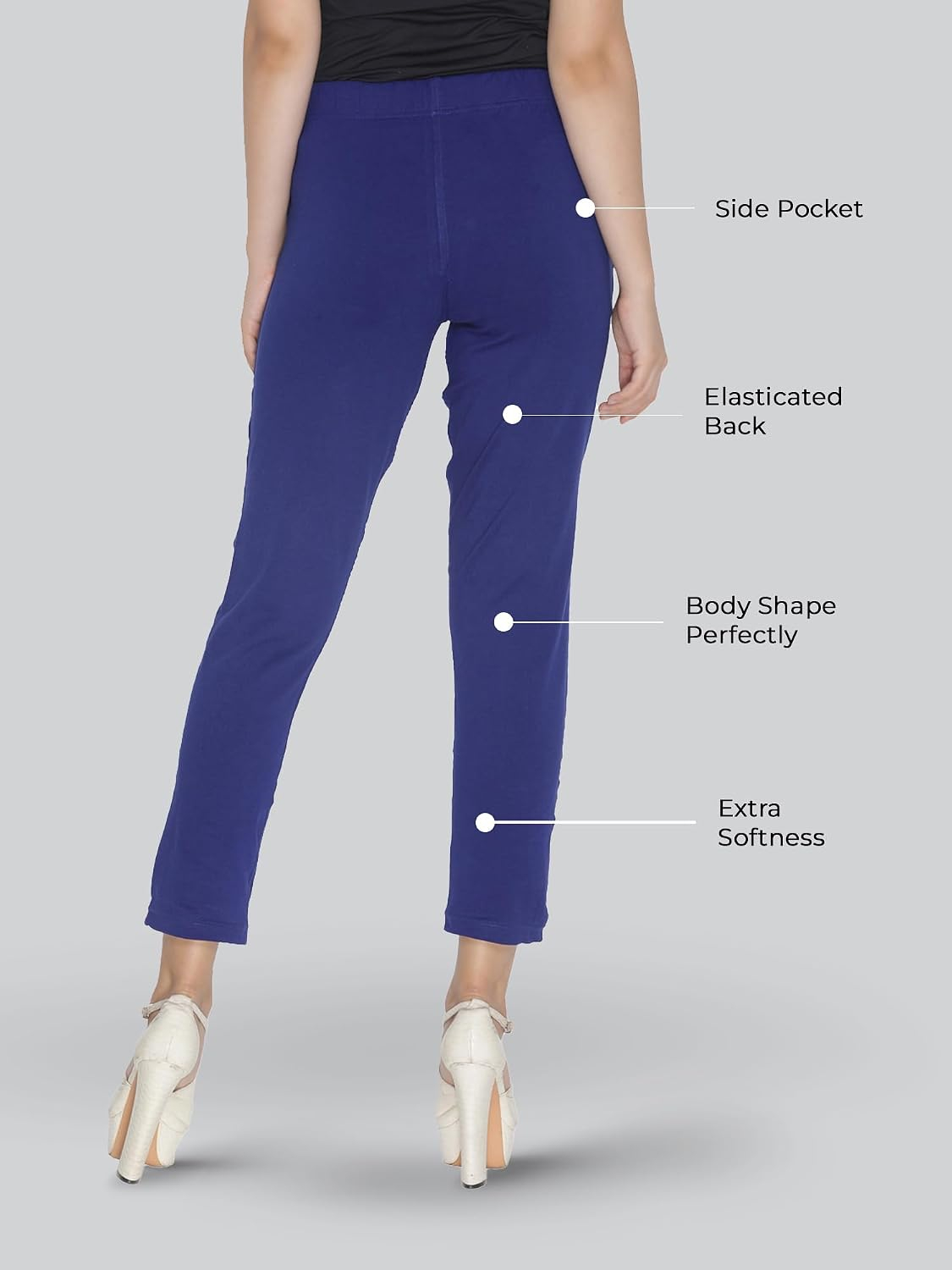 Lyra Women's Regular-Fit Cotton-Spandex Pants - Image 24