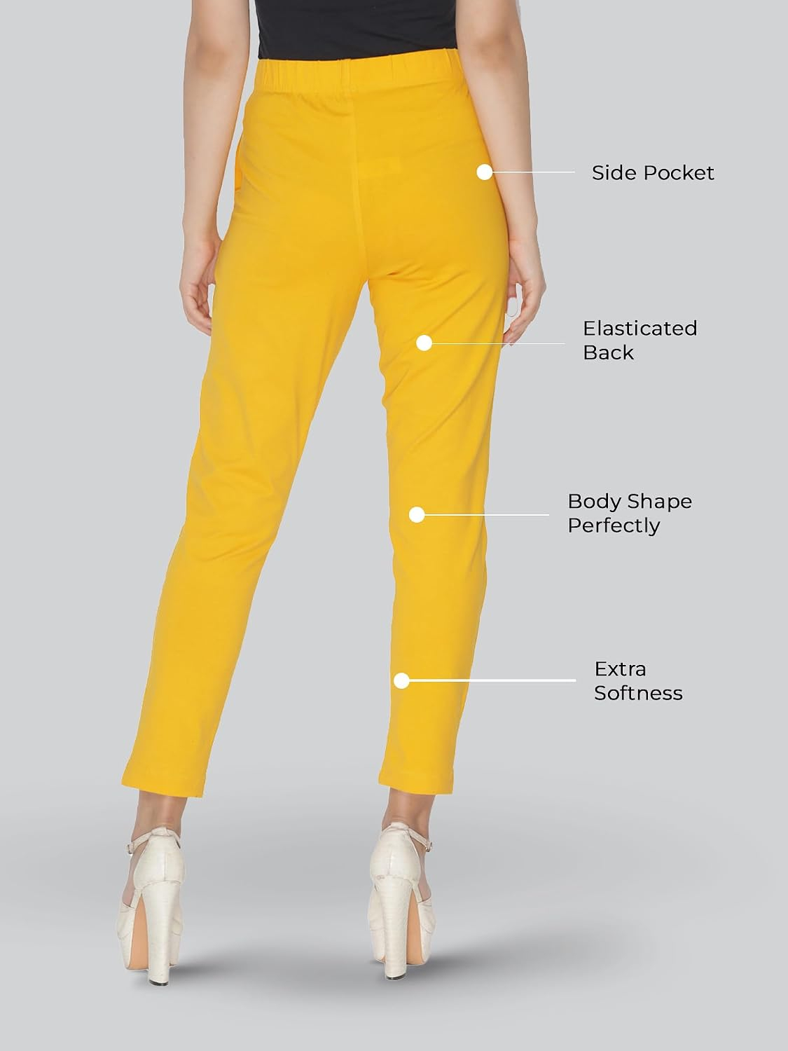 Lyra Women's Regular-Fit Cotton-Spandex Pants - Image 39