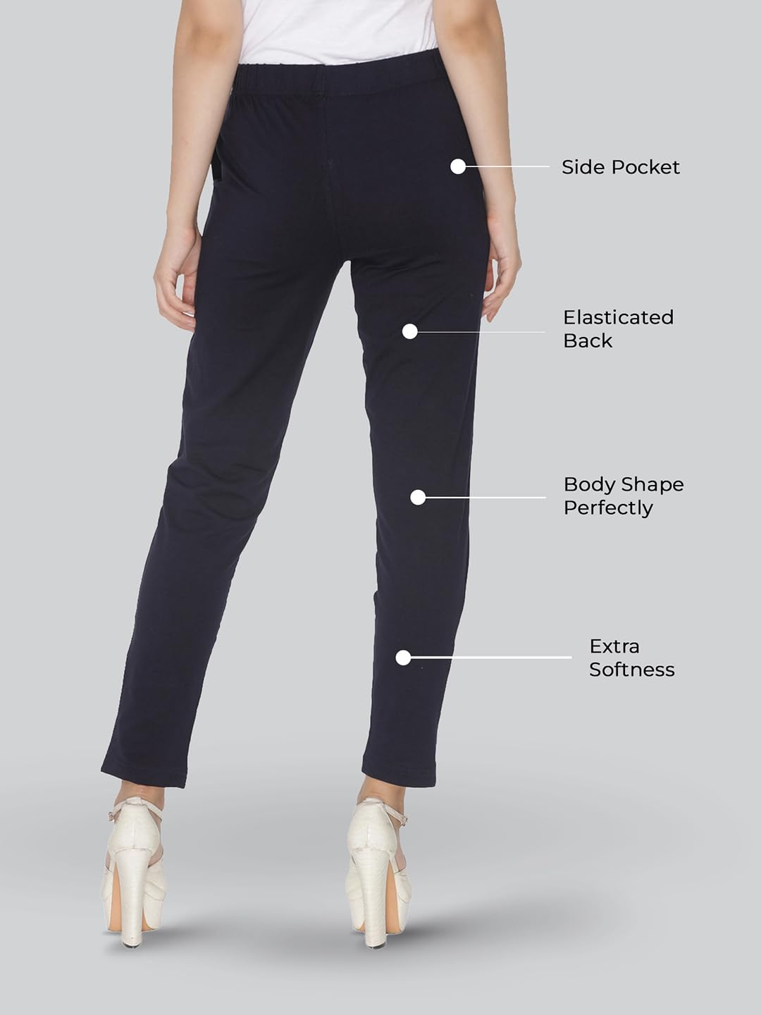 Lyra Women's Regular-Fit Cotton-Spandex Pants - Image 44