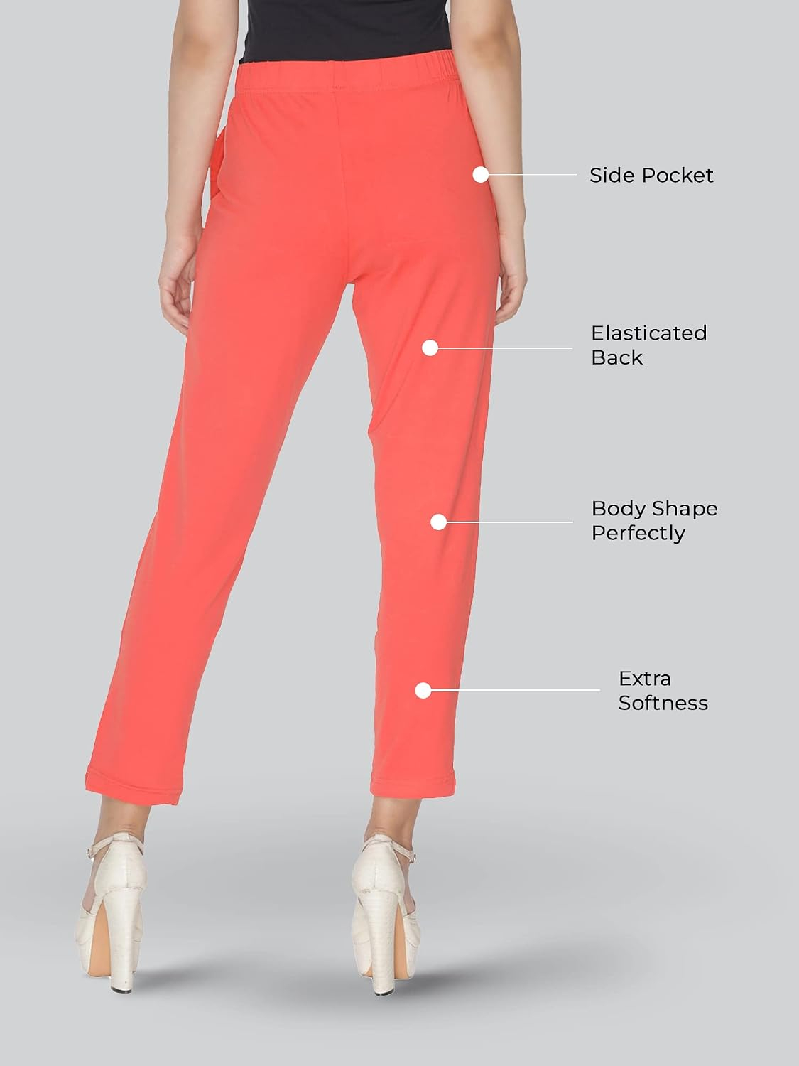 Lyra Women's Regular-Fit Cotton-Spandex Pants - Image 49