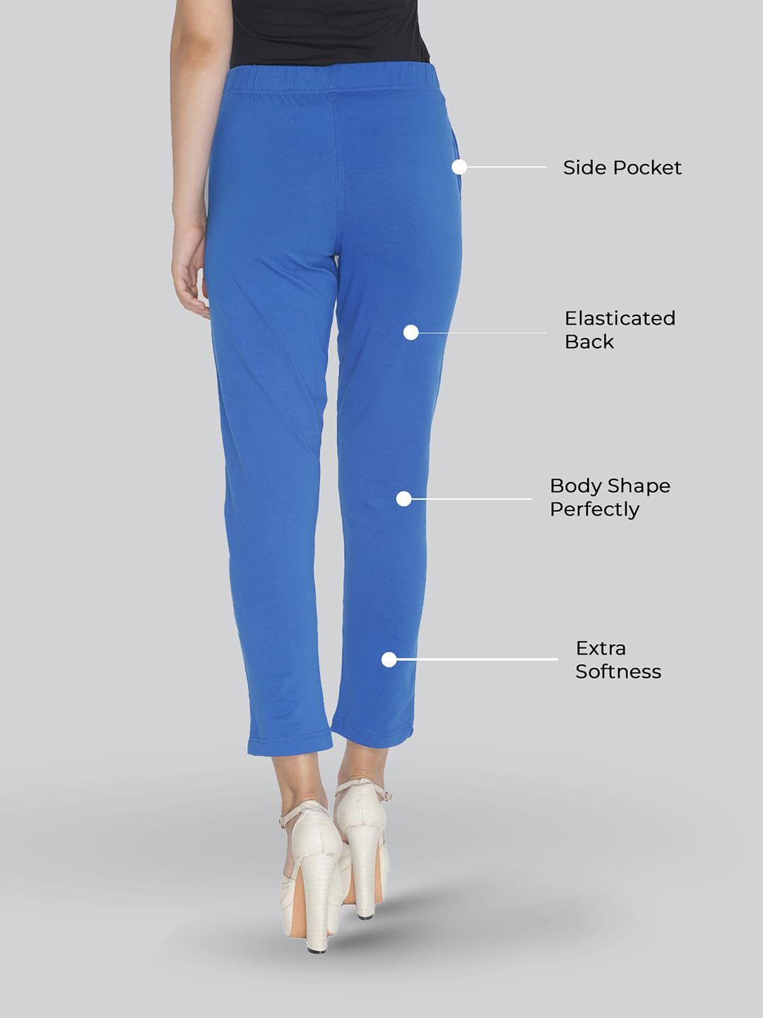 Lyra Women's Regular-Fit Cotton-Spandex Pants - Image 54